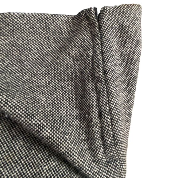 Gap Tweed Flare Bottom Midi-Skirt-Black/White/Gray-Size 8-GUC - Picture 5 of 6